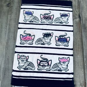 Cat Nap Cute Kitties Bathroom Hand Towel